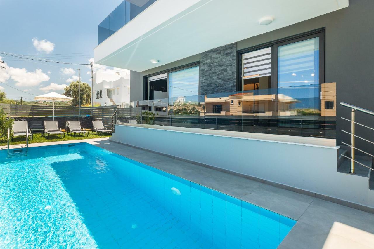 Nisos Villa, Pool & Heated Spawhirlpool, Walking To Beach, By Thinkvilla Sfakaki Ngoại thất bức ảnh